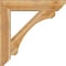 Ekena Millwork Legacy Slat Rough Sawn Bracket w/ Offset Brace, Western Red Cedar, 8"W x 38"D x 38"H BKT0806X38X38LEC06RWR - alternate 3